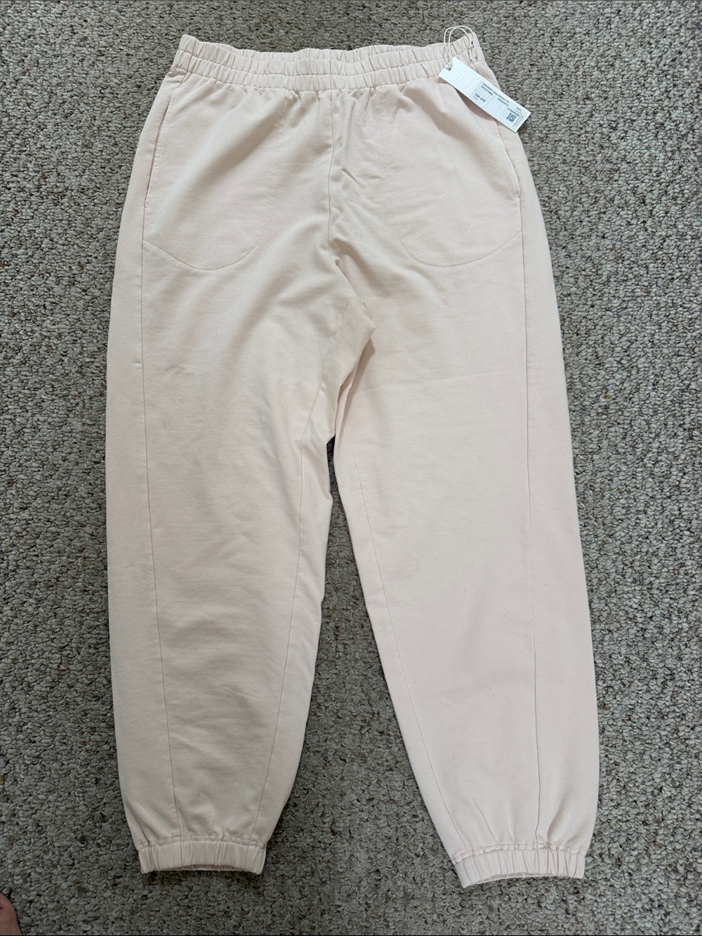 Ischiko by Oska Elastic-Waist Jogger Pants - Light Pink